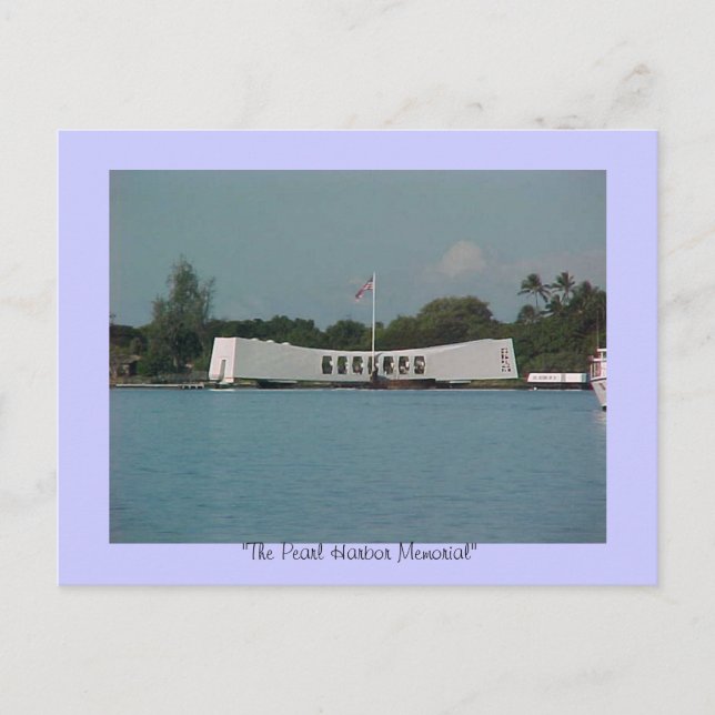 "PEARL HARBOUR" MEMORIAL, "The Pearl Harbor Mem... Postcard (Front)