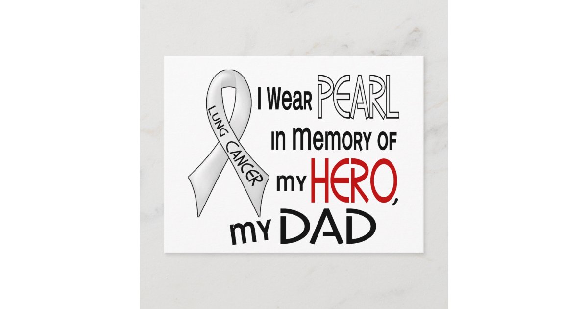 Personalized Lung Cancer Ribbon  White Cancer Ribbon – Funeral