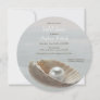 Pearl in Shell Round Bridal Shower Invitation