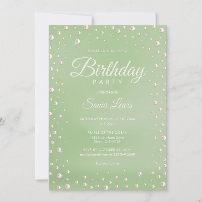 Pearl Invitation (Front)