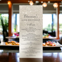 pearl ivory glitter ombre metallic foil menu