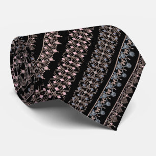 Pearl lace neck tie