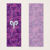Pearl Like Aries Zodiac Sign on Digital Camo (Front & Back)