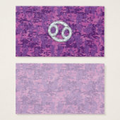 Pearl Like Cancer Zodiac Sign on Digital Camo (Front & Back)