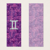 Pearl Like Gemini Zodiac Sign on Digital Camo (Front & Back)