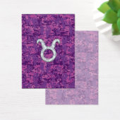 Pearl Like Taurus Zodiac Sign on Pink Digital Camo (Desk)