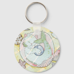 Pearl Mercat keychain