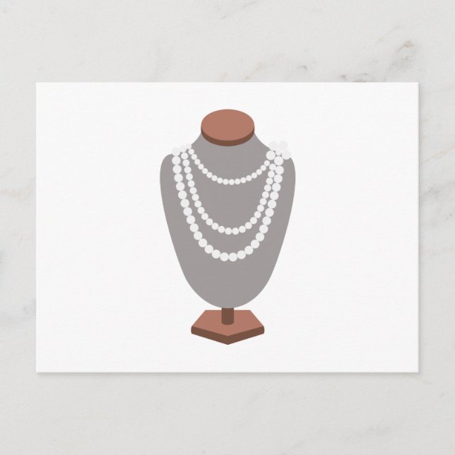 Pearl Necklace Postcard (Front)