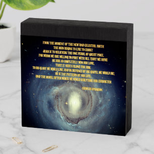 Pearl of Great Price Quote by Charles Spurgeon Wooden Box Sign