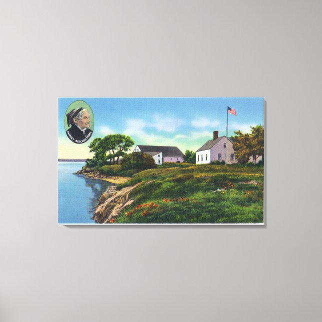 Pearl of Orr's Island Canvas Print (Front)