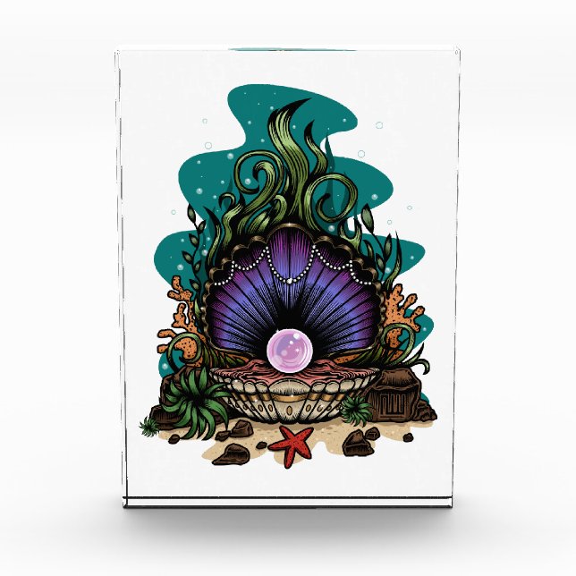 Pearl Of The Sea Acrylic Award (Front)
