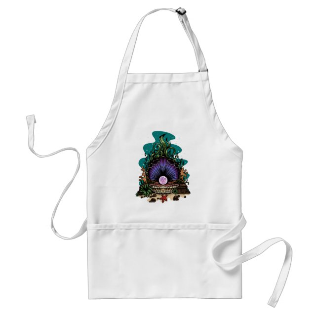 Pearl Of The Sea Adult Apron (Front)