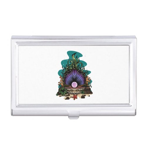 Pearl Of The Sea Business Card Case