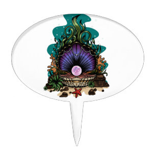 Pearl Of The Sea Cake Topper