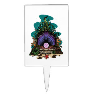 Pearl Of The Sea Cake Topper