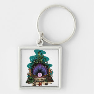 Pearl Of The Sea Keychain