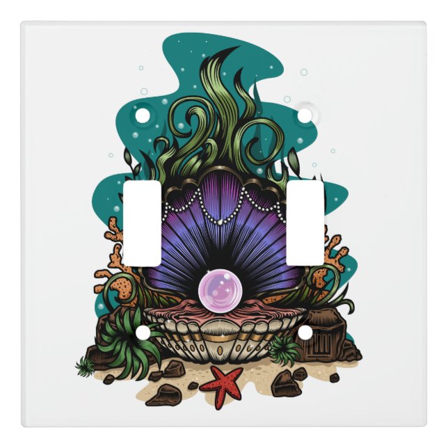 Pearl Of The Sea Light Switch Cover (Front)