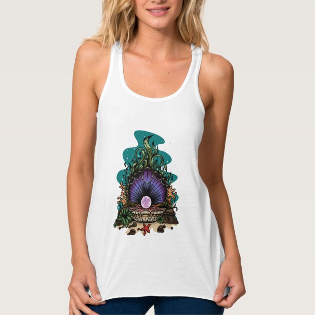 Pearl Of The Sea Tank Top (Front)