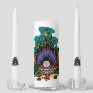 Pearl Of The Sea Unity Candle Set