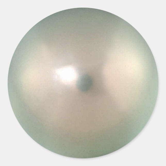 Pearl of Wisdom Classic Round Sticker (Front)