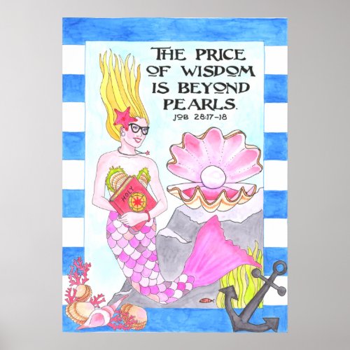Pearl of Wisdom Inspirational Poster