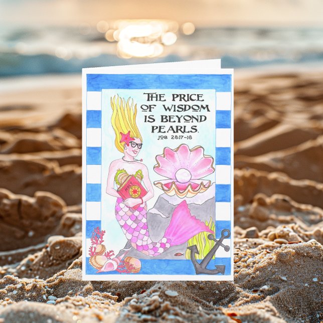 Pearl of Wisdom Personalized Birthday Card (Creator Uploaded)
