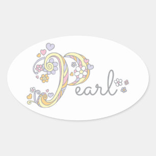 Pearl or your name beginning with P label