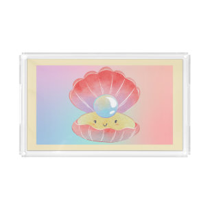 Pearl Oyster Vanity Tray – Coastal Elegance with a