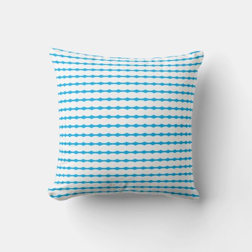  Pearl Patterns White Sky Blue Stylish Decor Gift Throw Pillow