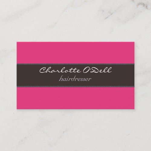 pearl; pink// brown business cards