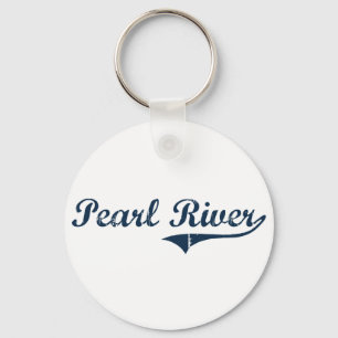 Pearl River New York Classic Design Keychain