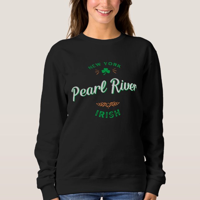 PEARL RIVER NEW YORK Irish American Sweatshirt (Front)