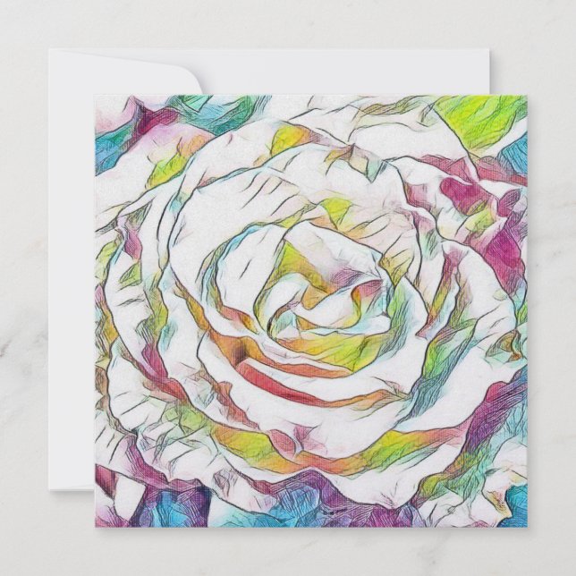 Pearl Shimmer Card 5.25"x5.25", Envelopes included (Front)