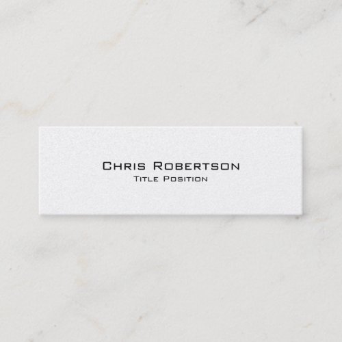 Pearl Slim Modern Trendy Charming Business Card