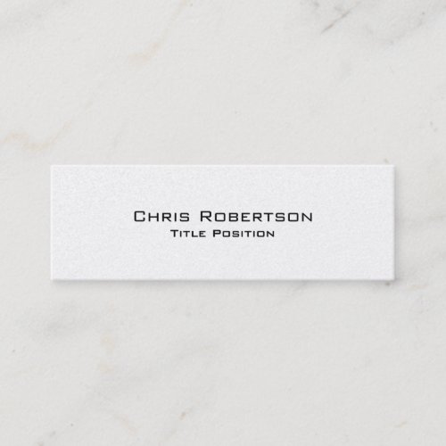 Pearl Slim Modern Trendy Stylish Business Card