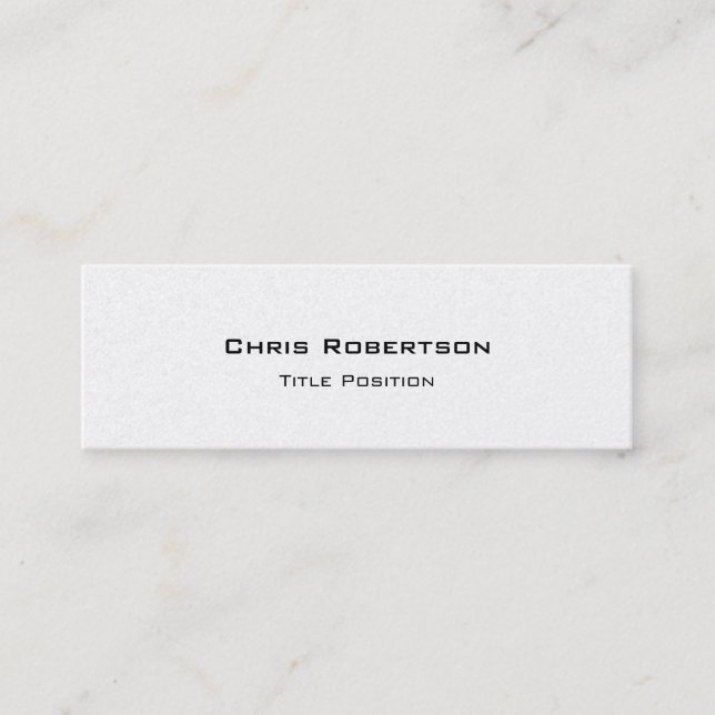 Pearl Slim Trendy Charming Business Card (Front)