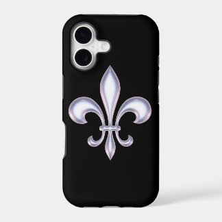 Pearl Style Fleur de Lis iPhone 17 Case