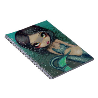 "Pearl Swirl Mermaid" Notebook