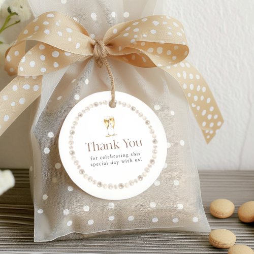 Pearl Thank You Favor Tags