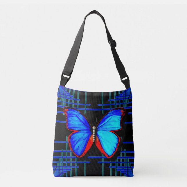 Pearl the Butterfly  Crossbody Bag (Front)