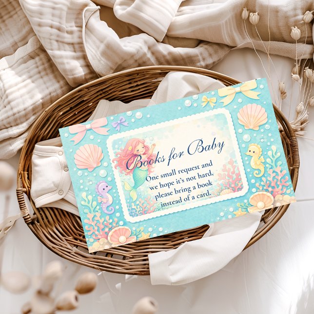 Pearl Tide Mermaid Books for Baby Enclosure Card (Creator Uploaded)