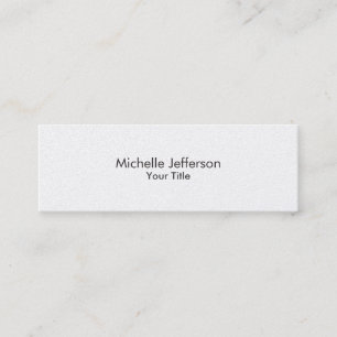 Pearl Trendy Stylish Modern Business Card