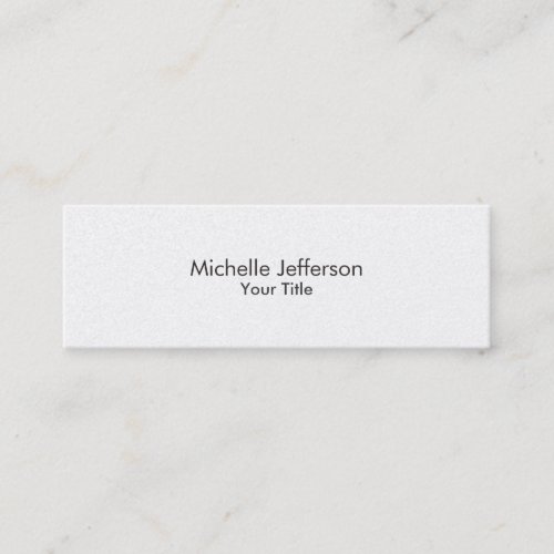 Pearl Trendy Stylish Modern Business Card