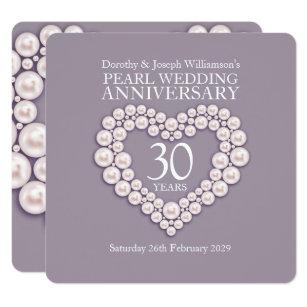 married 30 years anniversary invitations zazzle