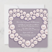 Pearl wedding anniversary 30 years party invites (Back)