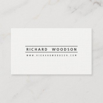 Pearl White Minimalist Elegant Professional Modern Appointment Card by 911business at Zazzle