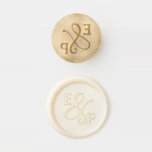 Pearl White wedding initials Wax Seal Stamp<br><div class="desc">Modern romantic wax wedding envelope seal . Please find more matching designs and variations from my "blissweddingpaperie" store. And feel free to contact me for further customization or matching items</div>