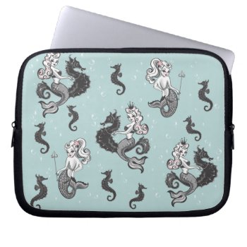 Pearla Mermaid Laptop Sleeve By Fluff by FluffShop at Zazzle