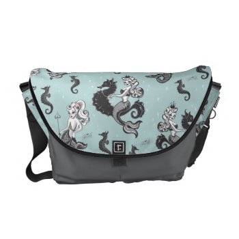 Pearla Mermaid Messenger Bag By Fluff by FluffShop at Zazzle