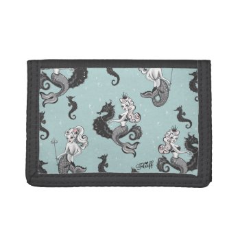 Pearla Mermaid Wallet by FluffShop at Zazzle